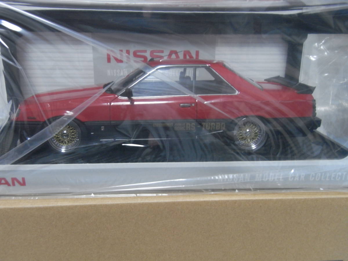 【日産純正】 イグニッションモデル 1/18 Nissan Skyline 2000 RS-X Turbo-C R30 Red スカイライン 鉄仮面 レッド BBSホイール_画像2