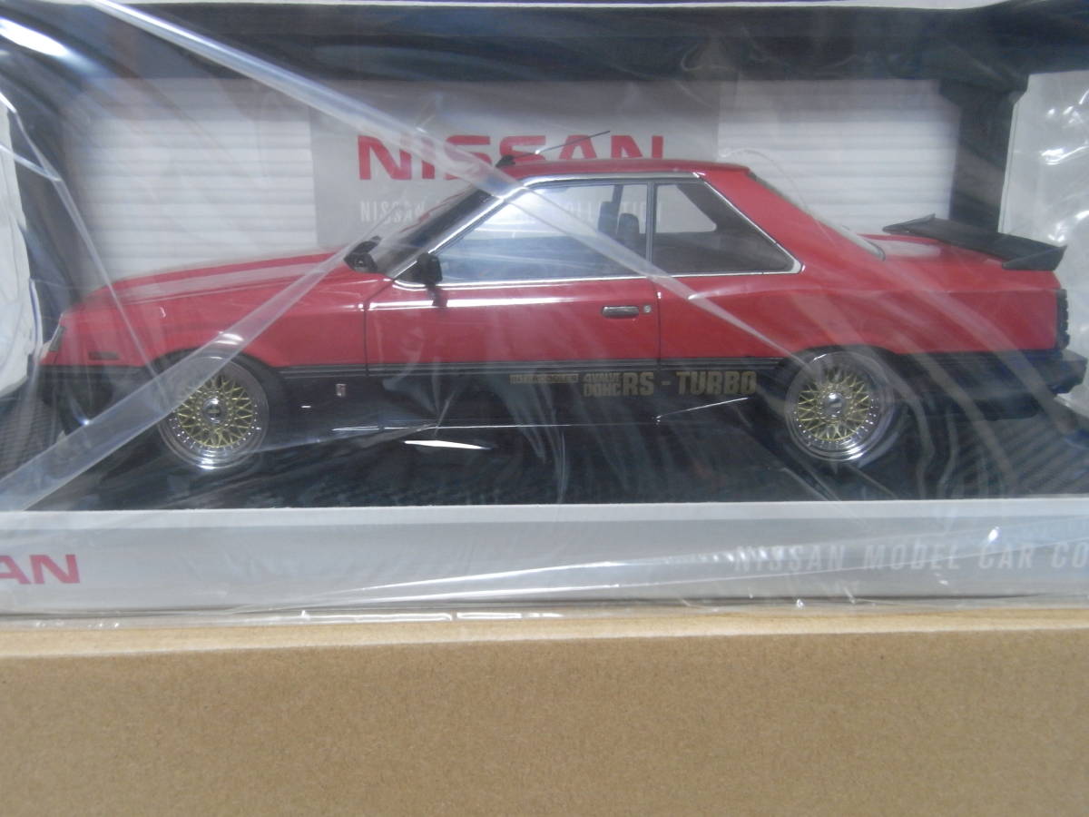 【日産純正】 イグニッションモデル 1/18 Nissan Skyline 2000 RS-X Turbo-C R30 Red スカイライン 鉄仮面 レッド BBSホイール_画像3