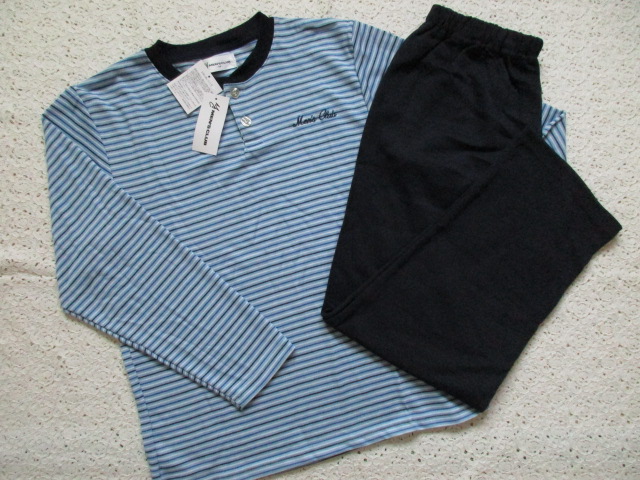  men's Club new goods autumn winter pyjamas (M) blue 