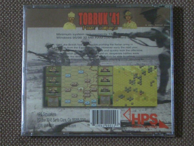 Panzer Campaigns: Tobruk \'41 (HPS Simulations) PC CD-ROM
