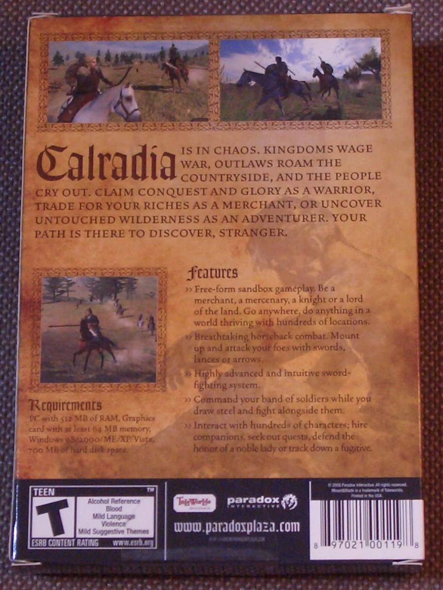 Mount & Blade (Paradox Interactive U.S.) PC CD-ROM