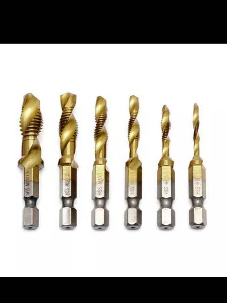  tap drill bit tap drill 6 pcs set impact driver correspondence eyes establish 