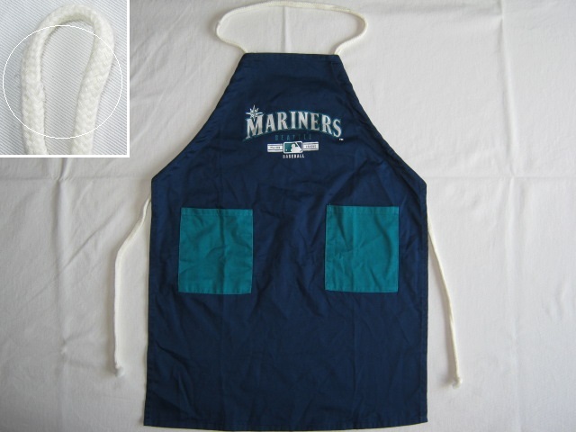 ★中古品 MLB SEATTLE MARINERS シアトルマリナーズ エプロン サイズ130cm ネイビー 紺 KIDS キッズ 子供用 メジャーリーグベースボール★_画像1