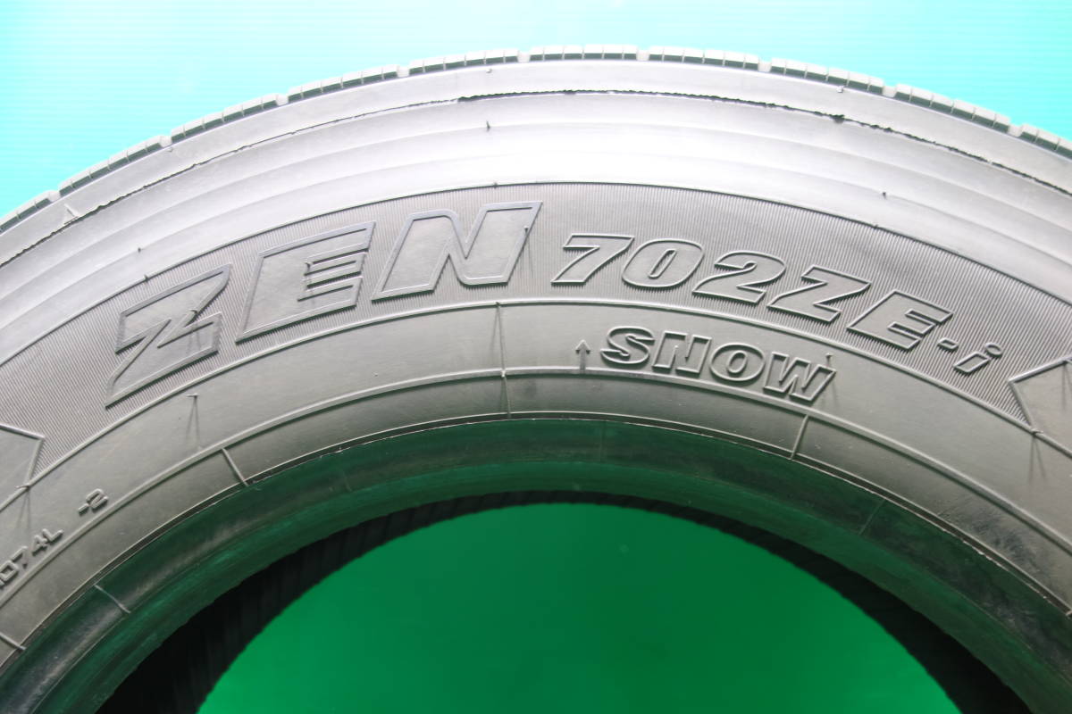 H1779-15 送料無料 245/70R19.5 136/134J オールシーズン 冬 TB 1本 YOKOHAMA ZEN 702ZE-i 7分山 深溝 2015年製 大型 ミックス 低床_画像4