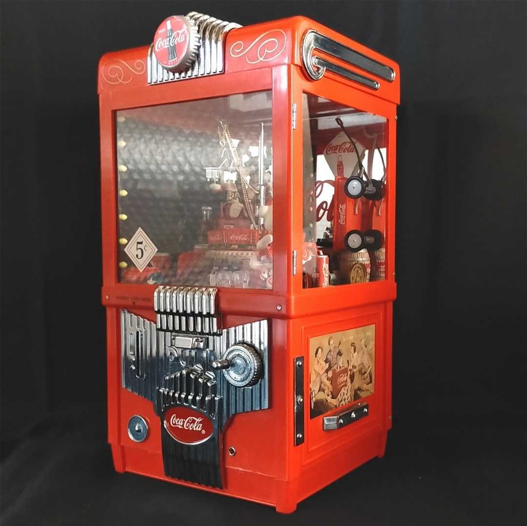 コカコーラ クレーンゲーム型 貯金箱 レトロ UFOキャッチャー