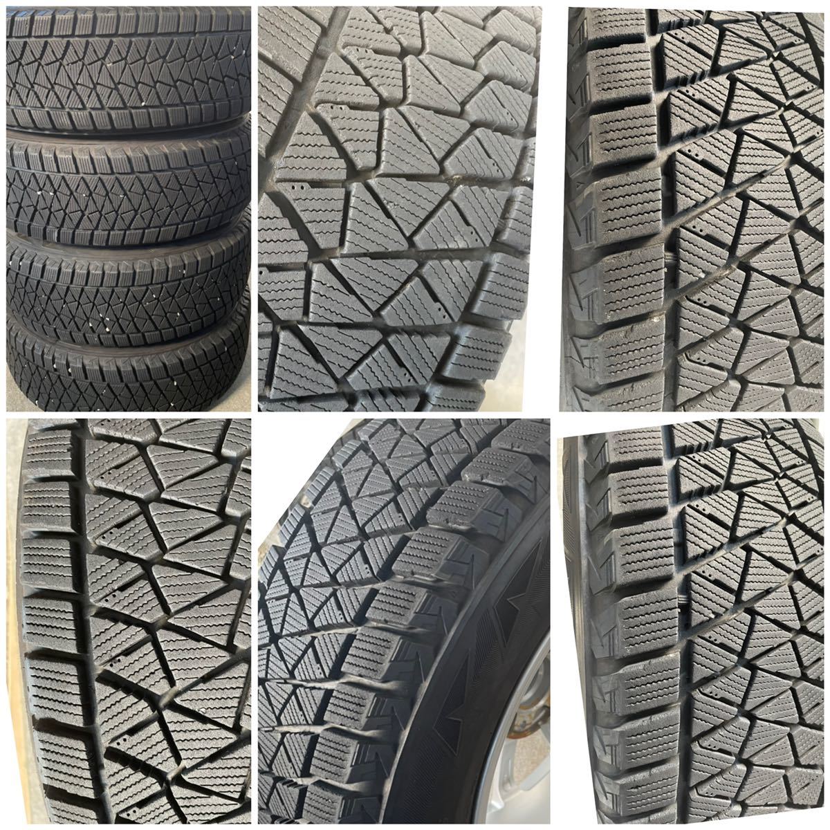 綺麗！バリ溝。BRIDGESTONE ECO FORME SE-15 17インチ×7J＋45 114.3/5穴BRIDGESTONE 225/65R17スタッドレス4本。アルファードエスティマ_画像6