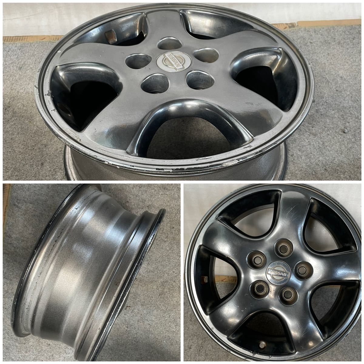 ヤフオク! - NISSAN日産純正15インチ×6JJ+45 PCD114...