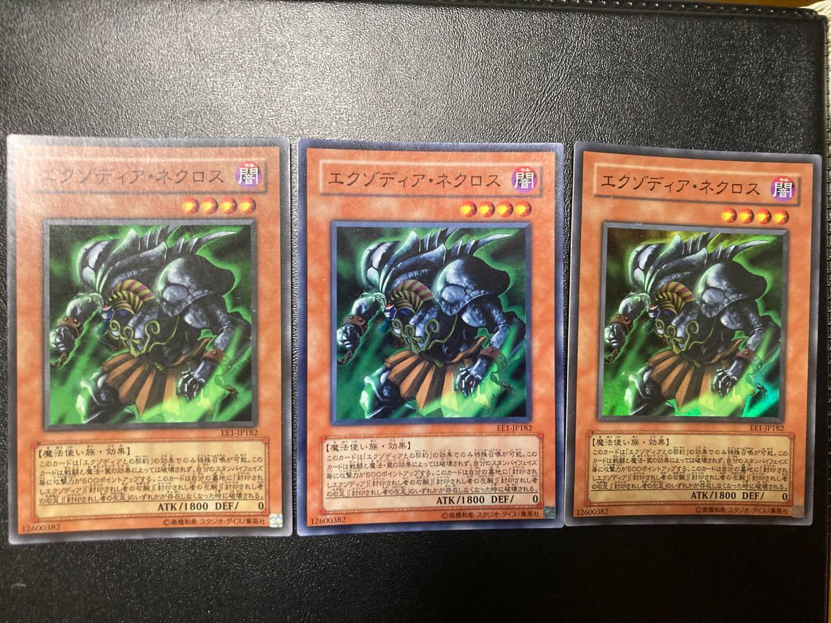 エグゾディア・ネクロス 3枚セット まとめ売り 遊戯王 高橋和希