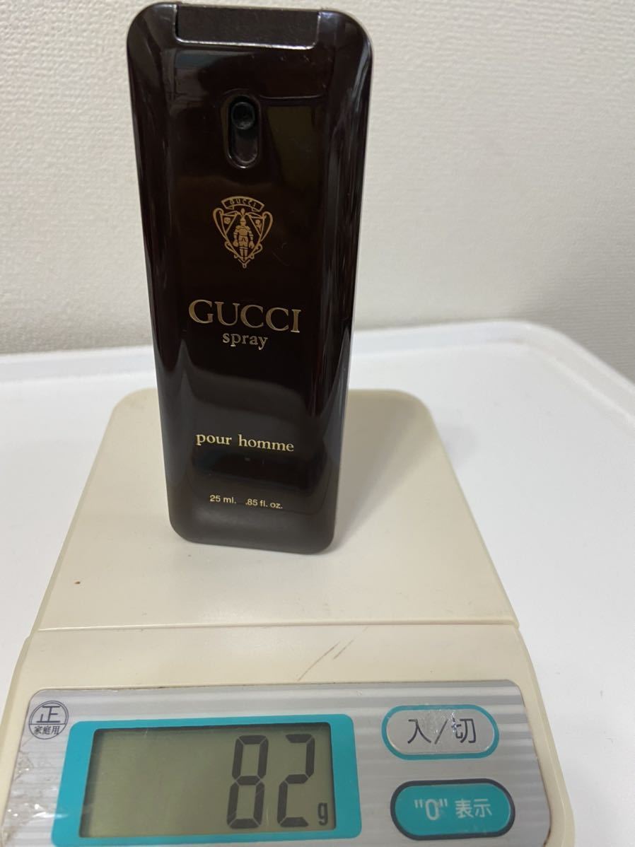  Gucci pool Homme 25ml GUCCI pour homme perfume gross weight 82g