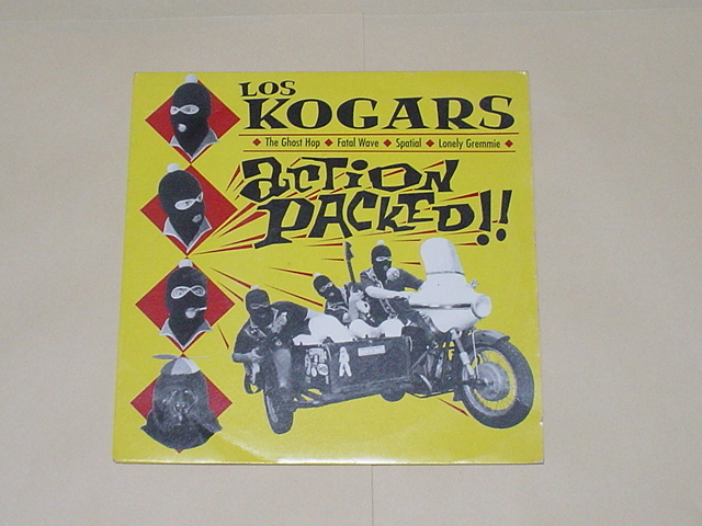 GARAGE PUNK,SURF MUSIC：LOS KOGARS / ACTION PACKED!!(THE PHANTOM SURFERS,JACKIE AND THE CEDRICS)_画像1