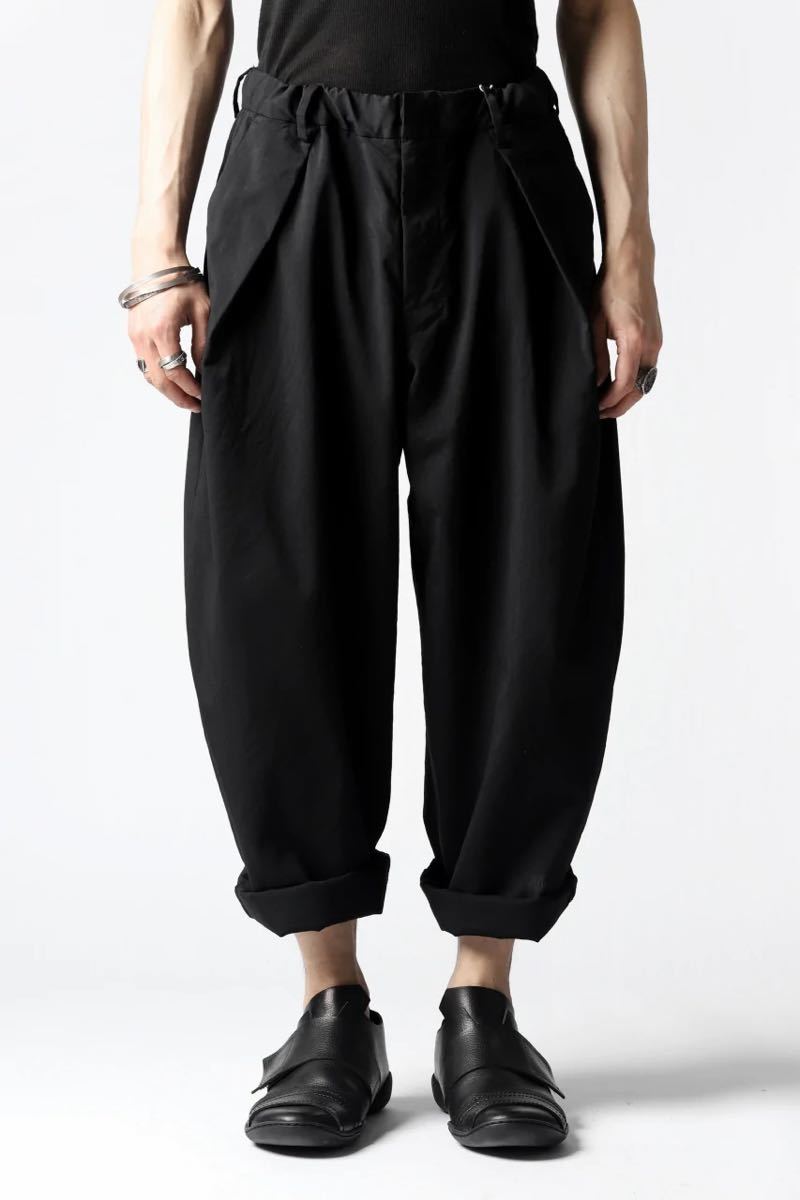 COLINA / CORDUROY W-TUCK PANTS-