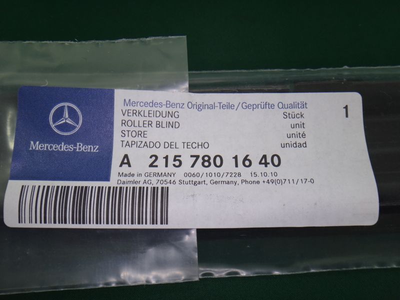 Mercedes-Benz 純正 部品 サンルーフ両サイドのジャバラ・セット 2157801540 2157801640 メルセデス・ベンツ_画像10