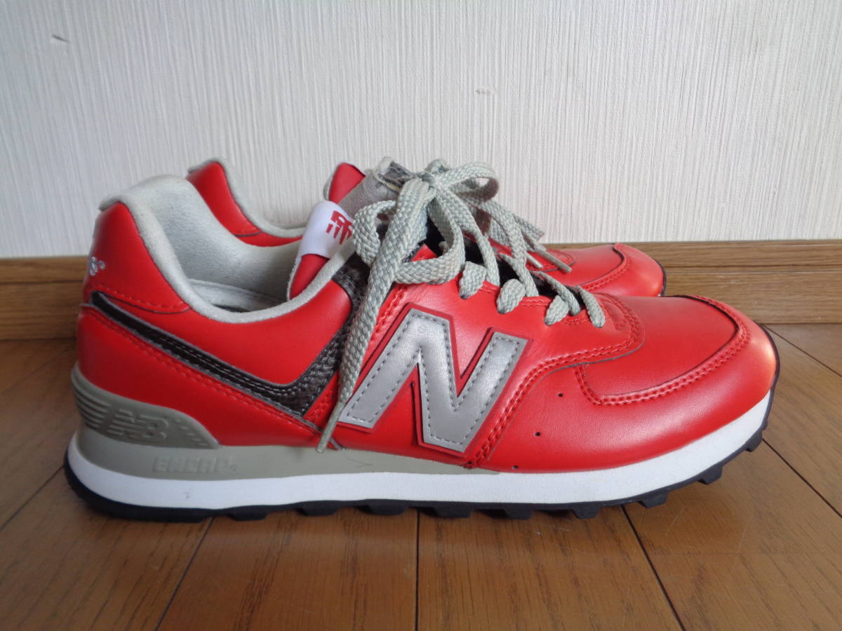美品 廃盤 NEW BALANCE ニューバランス 574 レッド レザー 美品 廃盤 NEW BALANCE ニューバランス 574 レッド レザー