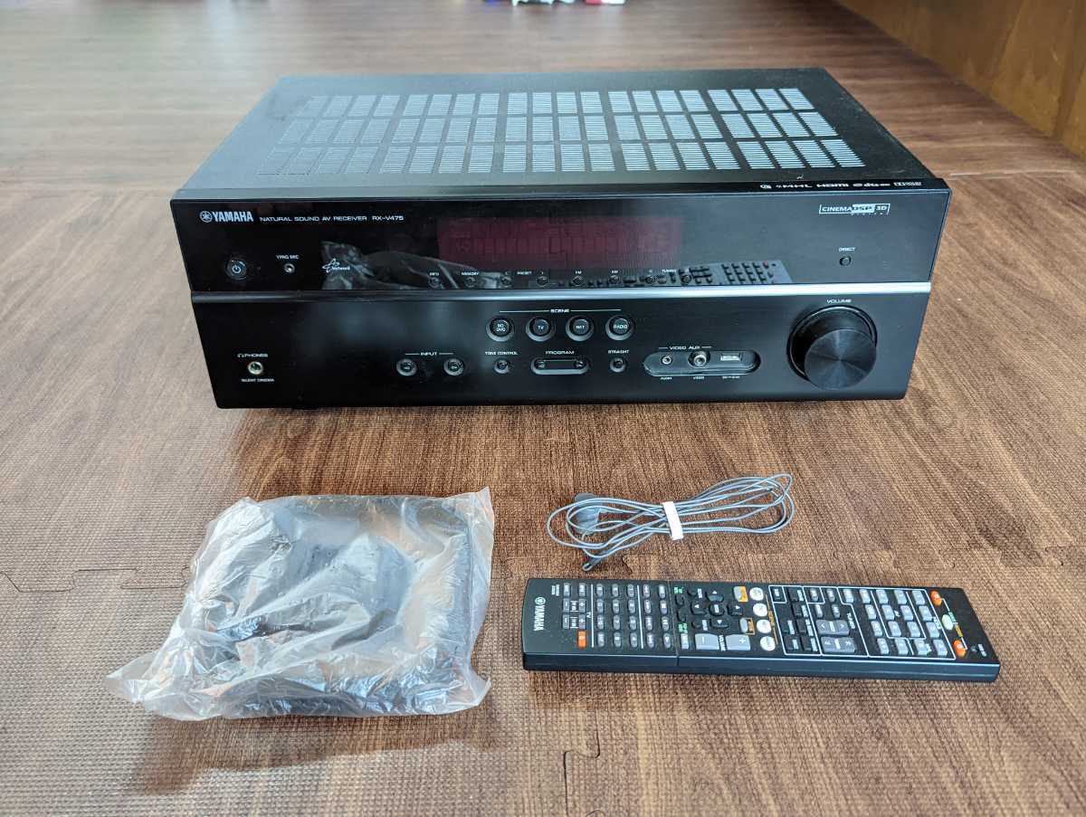 YAMAHAヤマハ5.1ch AVアンプ RX-V475 自動調整YPAO対応 人気が高い www