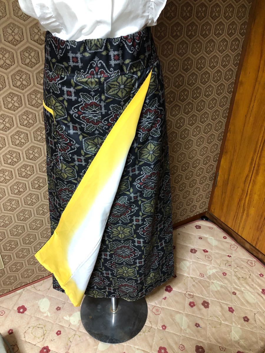 ☆新品 古布リメイク龍郷柄大島紬刺し子チュニック biocheck.cl