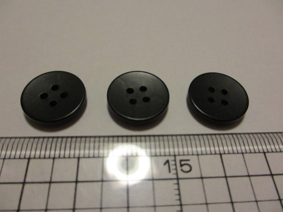  button 3 piece diameter approximately 15mm black series ⑬