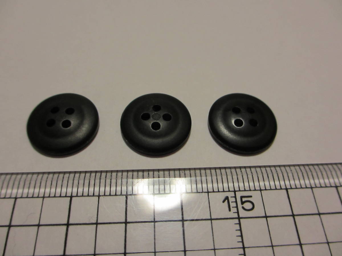  button 3 piece diameter approximately 15mm black series ⑬