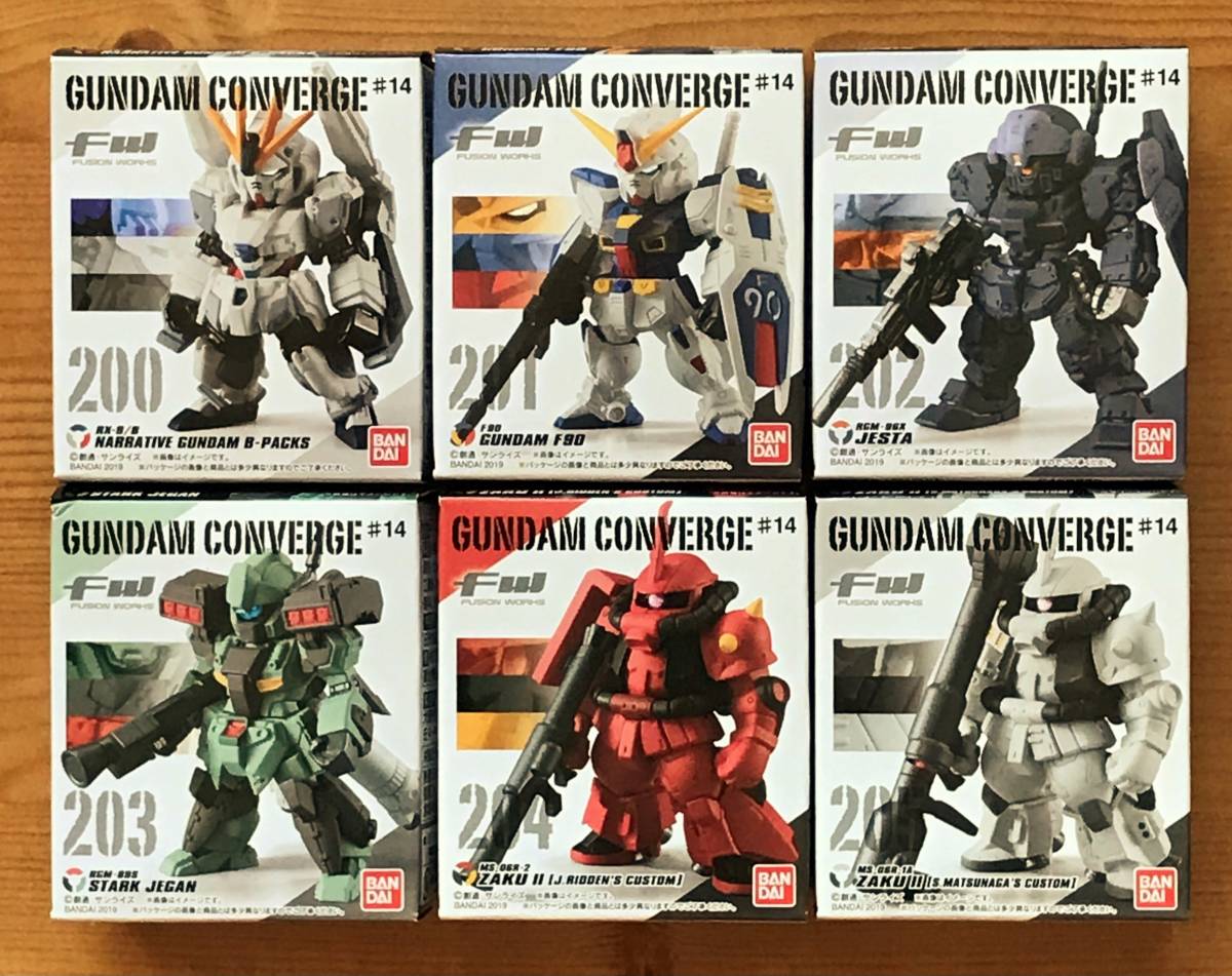 ヤフオク! - 【新品未開封】 ガンダムコンバージ♯14 全6種(ナラティ...