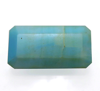 3434【レアストーン】ブルーアラゴナイト 17.24ct 銅を含有 Yunnan 中国 : 瑞浪鉱物展示館 【送料無料】