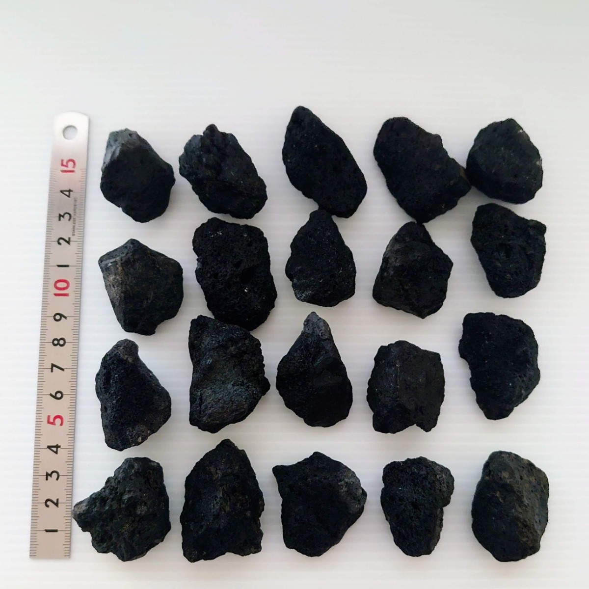 黒溶岩石 (大15中15小10)40個 アクアリウム テラリウム コゲリウム