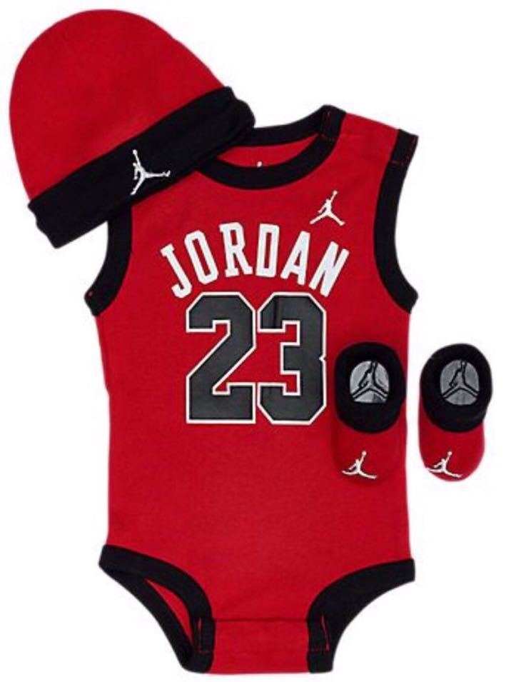 BABY JORDAN ベビージョーダン ロンパースセット ベビー服 出産祝い 誕生祝い プレゼント_画像1