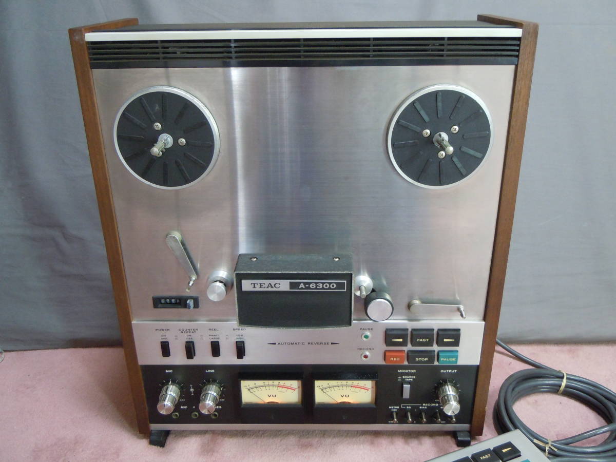 生まれのブランドで 【リール2本付属】【通電のみ確認】TEAC オープン