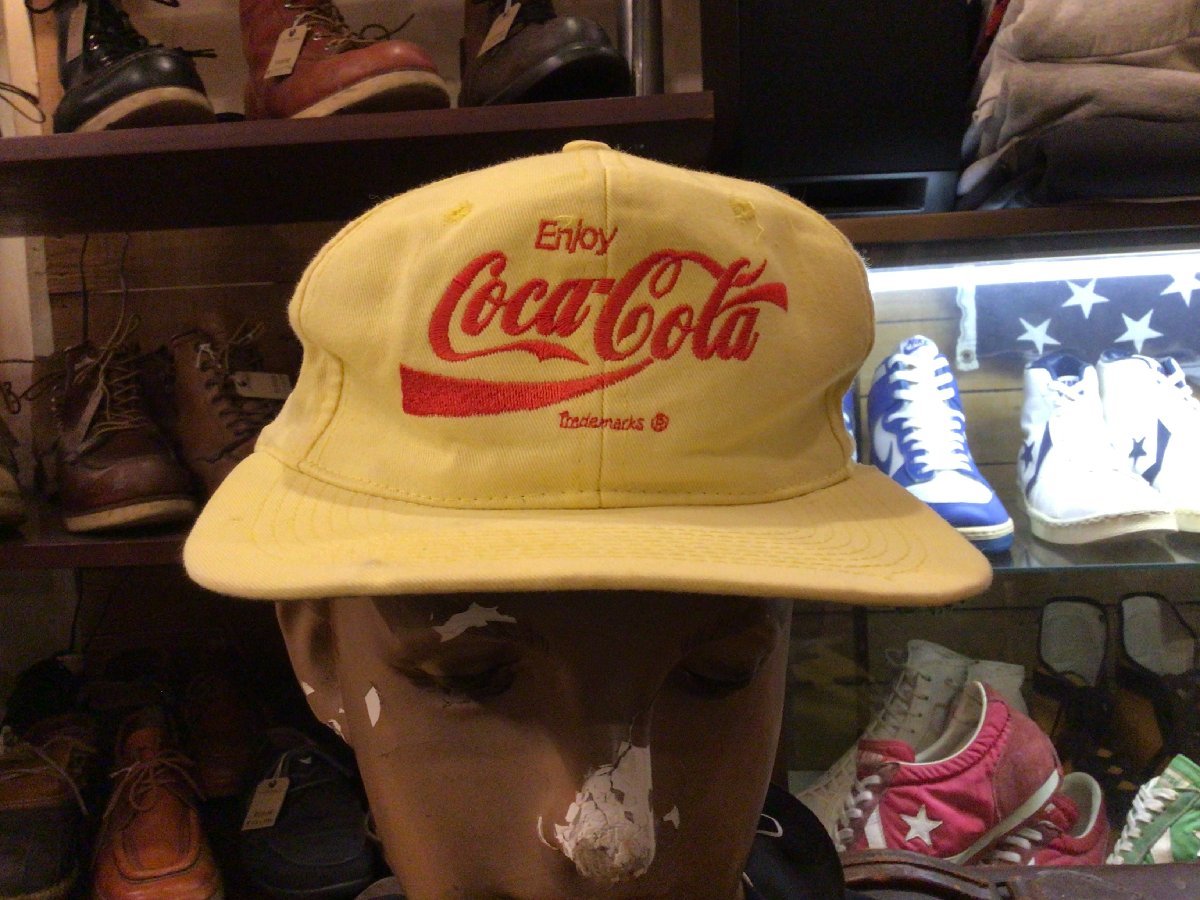 OLD COCA COLA SEATLE SUPERSONICS CAP SIZE FREE オールド コカコーラ シアトル スーパーソニックス キャップ NBA バスケボール ンテージ