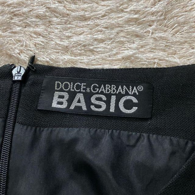 イタリア製DOLCE&GABBANA チュニックワンピース ノースリーブ 綿 ドルチェアンドガッバーナ D&G