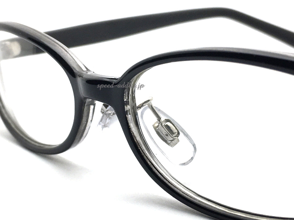 NARROW OVAL SUNGLASS BLACK × CLEAR/ナローオーバルサングラス黒ぶち伊達メガネ楕円型定番フレームuv紫外線カット男女兼用アイウェア_画像5