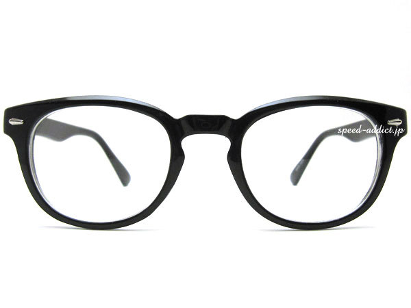 OLD BOSTON SUNGLASS クロエキス × CLEAR/オールドボストンサングラス黒縁ぶちフレーム伊達メガネ眼鏡めがねボスリントン定番アイウェアの画像3
