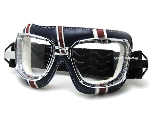 baruffaldi SUPERCOMPETITION GOGGLE JACOBUS/ゴーグルユニオンジャックunion flagjackイギリス国旗柄ace cafe racerエースカフェレーサー_画像1