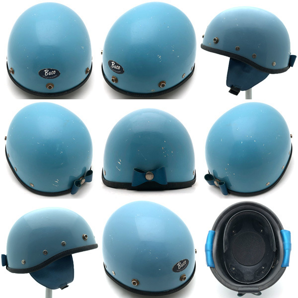 送料無料 60's BUCO BANTAM LIGHT BLUE/ブコバンタム水色ビンテージヘルメットtravelerguardianspartanprotector子供用女性用bellベル_画像2