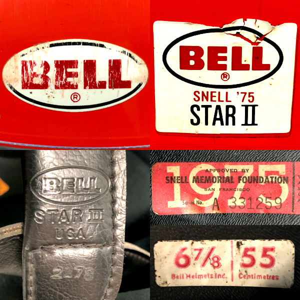  бесплатная доставка BHV защита есть BELL STAR II ORANGE 55cm/ винтажный шлем bell Star 2 orange onroad full-face группа ад местного производства старый машина гонщик 