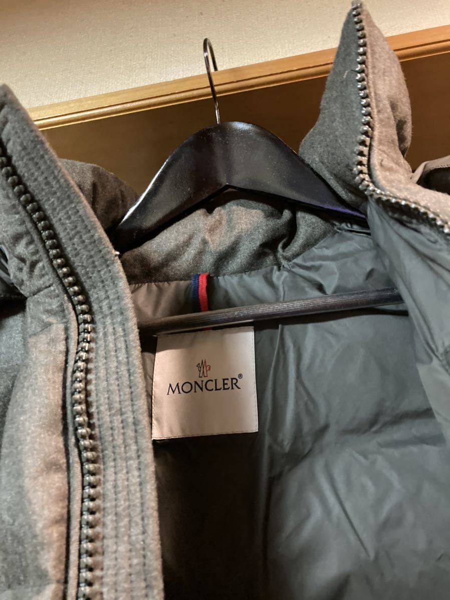 モンクレール モンジュネーブル MONCLER MONTGENEVRE サイズ1 ダウン 買い安い モンクレール 国内正規品 サイズ1 カーキ モンジュネーブ ダウンジャケット
