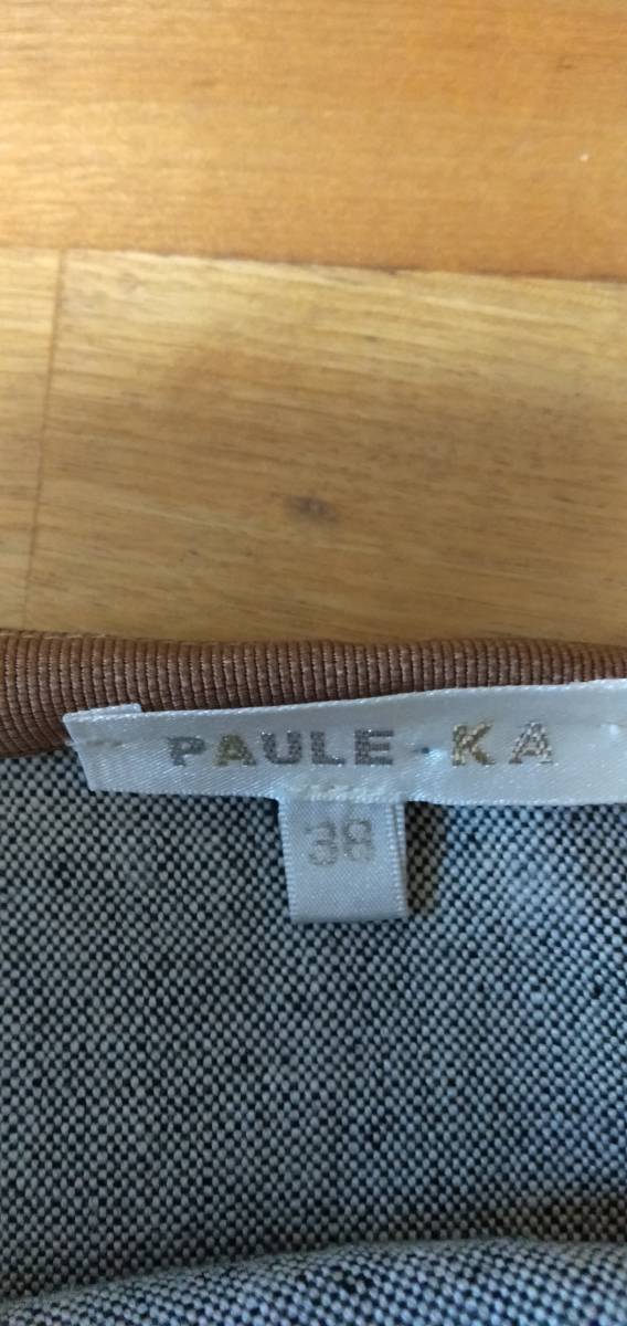  paul (pole) ka light gray . skirt size 38 light yellow * light brown. stitch entering 