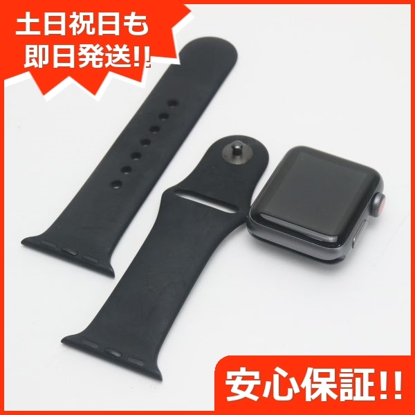 新品同様 Apple Watch series3 38mm GPS+Cellularモデル スペース