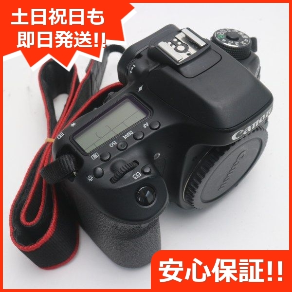 美品 EOS 7D Mark II ブラック 即日発送 一眼レフ Canon 本体 あすつく