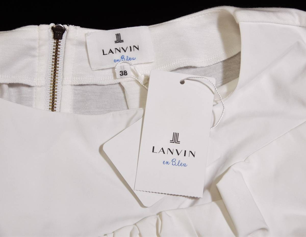 未使用 LANVIN en Bleu ランバンオンブルー ビッグリボン デザイン
