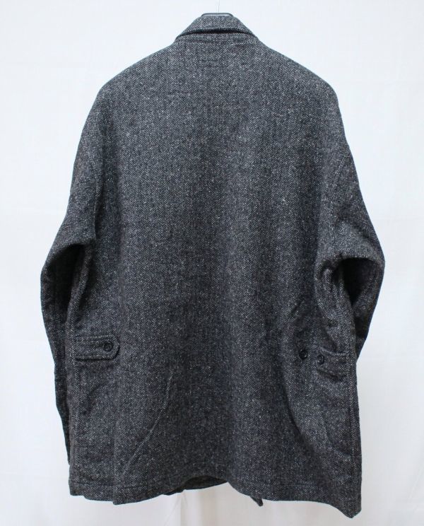 19AW Engineered Garments エンジニアードガーメンツ DL Jacket Poly Wool HB ダブル ロイター ジャケット S ウール ヘリンボーン_画像2