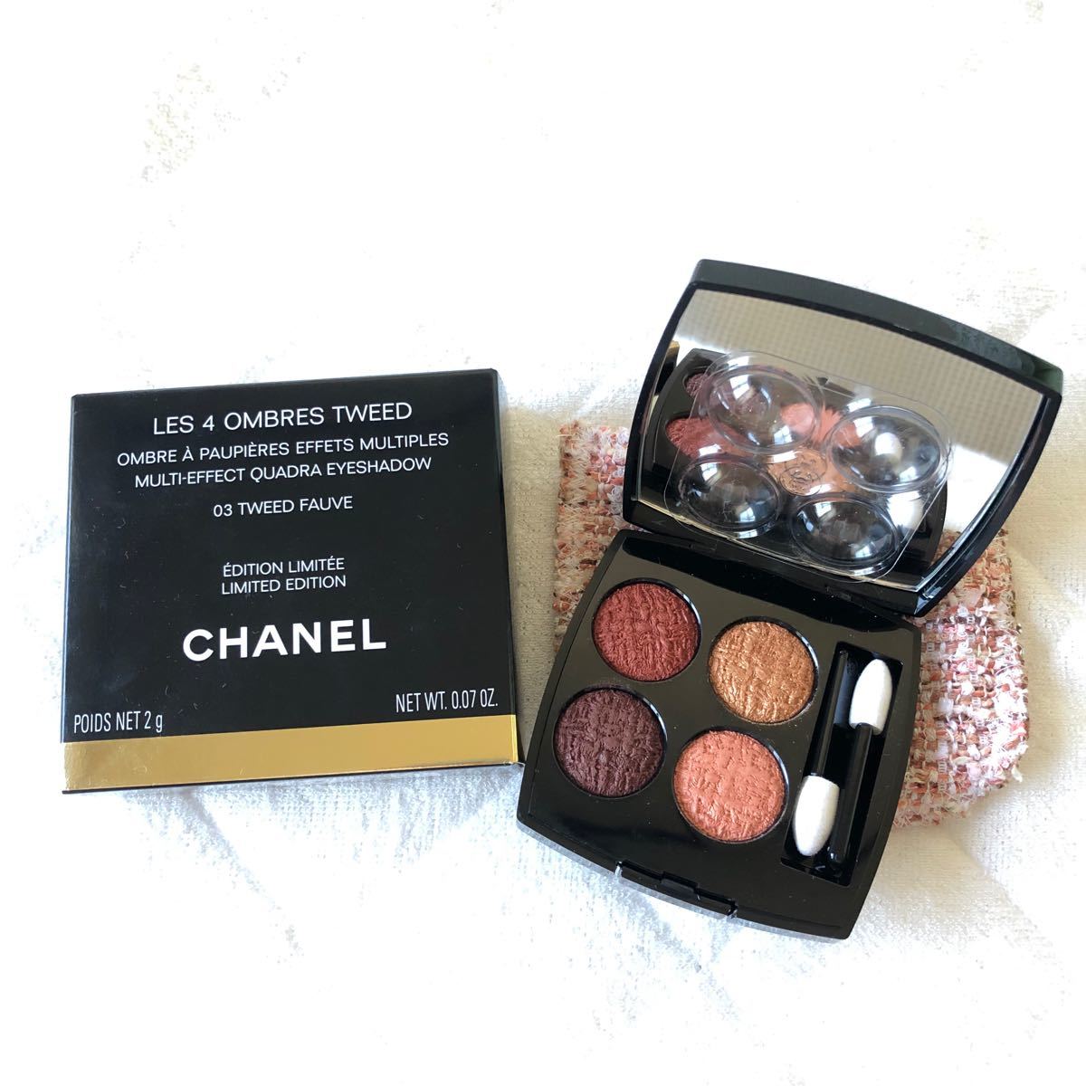 CHANEL レ キャトル オンブル ツイード 03 ツイード フォーヴ シャネル