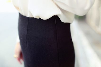  женский фетр ткань тугой мини-юбка черный L