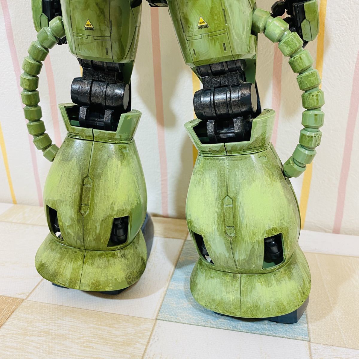 3933.ガンプラ PG 量産型ザクII 組立塗装済 3933.ガンプラ PG 量産型ザクII 組立塗装済
