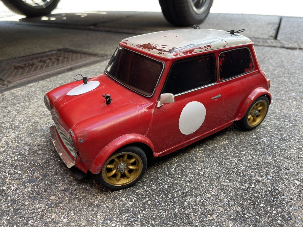 ラジコン R/C 1/10 TAMIYA ROVER MINI COOPER タミヤ ミニクーパー