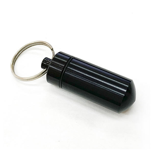  key holder key ring portable medicine inserting pill case waterproof strap accessory bicycle car bike house key black free shipping 