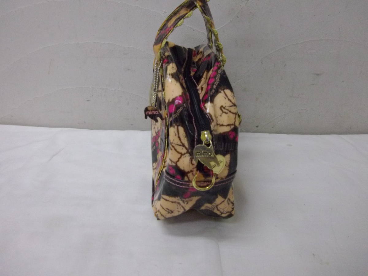 (32)*GARCIA MARQUEZ Garcia Marquez mimomimo tote bag handbag ribbon pattern 