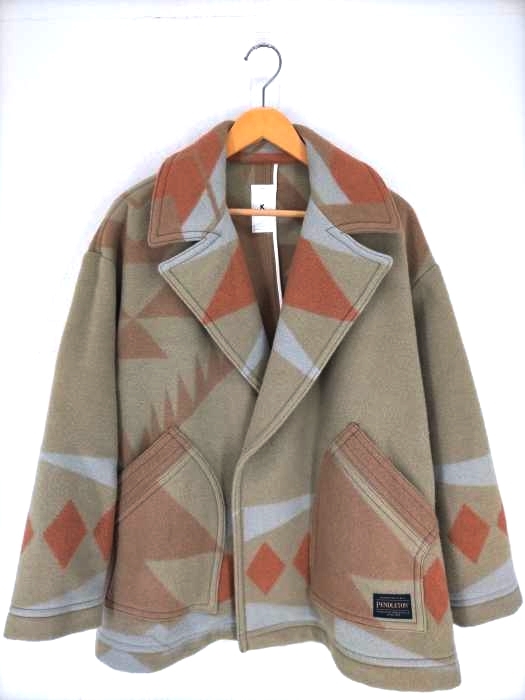 PENDLETON(ペンドルトン) 別注ネイティブ柄コート メンズ 1 古着 0222