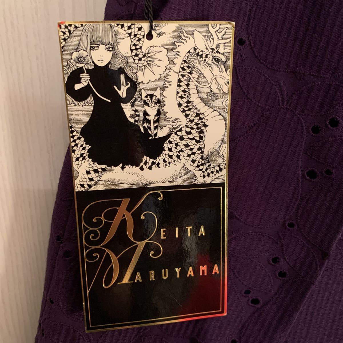  new goods tag attaching KEITA MARUYAMA Keita Maruyama short pants purple race 3.5 ten thousand 