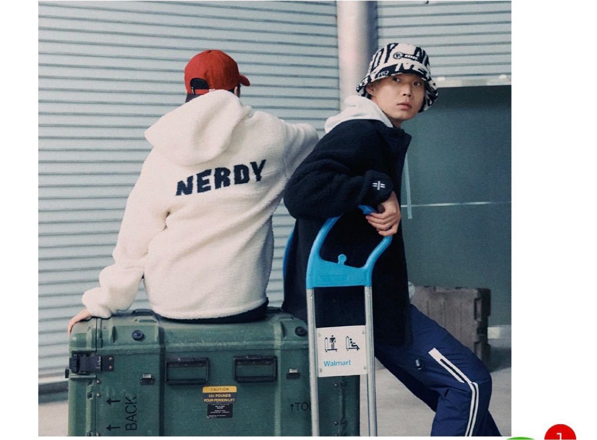 新品未開封 匿名配送 NERDY フリース ジャケット フリースフード 新品未開封 匿名配送 NERDY フリース ジャケット フリースフード