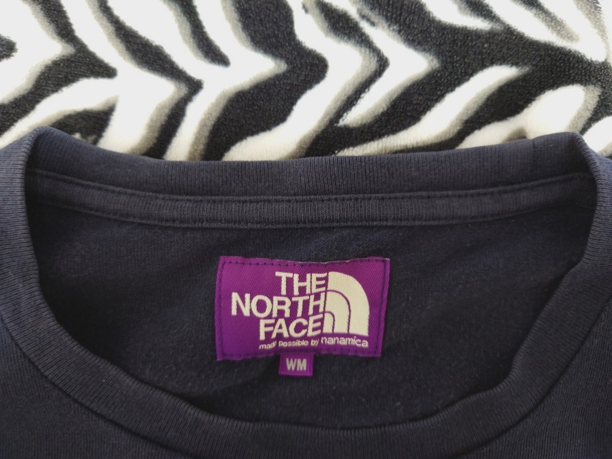ノースフェイスパープルレーベル Tシャツ ロゴ ハーフドーム Mサイズ レディース THE NORTH FACE ネイビー