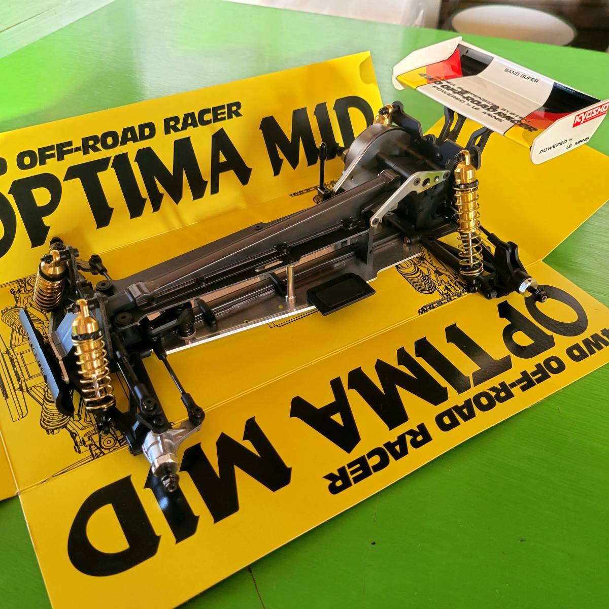 京商 オプティマミッド 復刻版 製作途中 OPTIMA MID ルマン 京商 オプティマミッド 復刻版 製作途中 OPTIMA MID ルマン